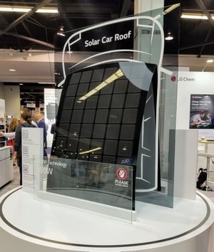 LG Solar Car Roof